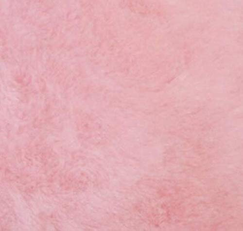 HEITMANN Lammfell Sitzkissen Sitzauflage rund 45 cm Stuhl Kissen warm (rosa)