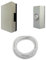 Eterna/Friedland Door Chime with Built in Transformer + Illuminated Bell Push (White) + Wire Kit