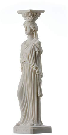 Säule Karyatide Statue Akropolis Athen Griechisch Römisch Alabaster 25 cm