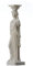 Säule Karyatide Statue Akropolis Athen Griechisch Römisch Alabaster 25 cm