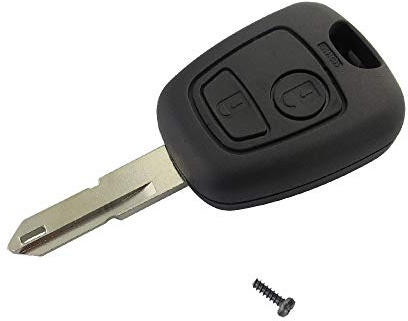Porte-clefs de Voiture Vierge à 2 Boutons pour Peugeot 206 106 306 406 NE73 | Couvercle de Porte-clefs,NE73 Blade