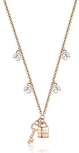 Brosway Collana Donna In Acciaio Con Simbolo Chiave/lucchetto, Collana Donna Collezione Chakra - BHKL11