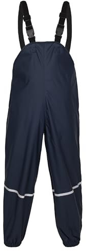 Fort Boy's 583 Splashflex Bib 'N' Brace Overalls, Navy, 13 Years