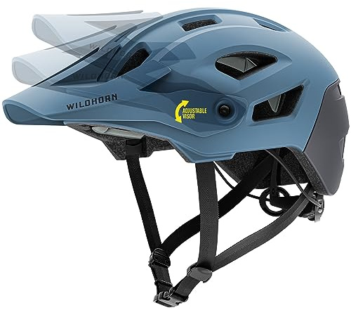 Wildhorn Corvair Mountain Bike Helmet for Adults Women & Youth - Lightweight MTB Cycling Helmets with Adjustable Visor & Ventilation - Adult Bicycle Helmet for Trail Riding E-Bike Road Bike