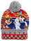 PAW PATROL Jungen Mütze mit Bommel Wintermütze (Grau, Kopfumpfang 52 cm)