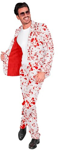 W WIDMANN MILANO Party Fashion - Halloween Anzug | Zweiteiliges Set mit Jackett und Hose für Horror-Events, Mottoparty, Karneval