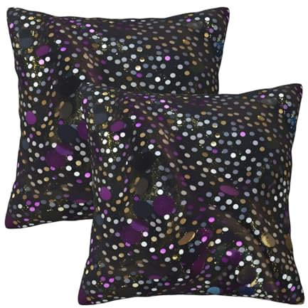 Außergewöhnliches quadratisches Dekokissen mit Glitzer-Pailletten, vielseitig, Sandkunst, dekorative Kissen, Räume
