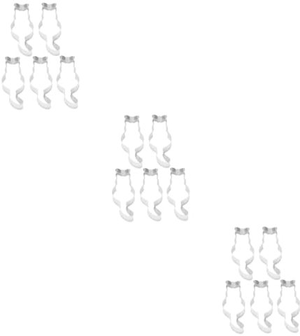 ABOOFAN 15 Stk Keks Backform Plätzchen Keksschneidemaschine Keksform Selber Machen Keksausstecher Formen Messer Pfannkuchenform Teebeutel-organizer Backwerkzeug Backen Alpaka Die Katze