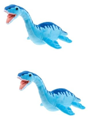 Toyvian 2St Loch-Ness- Zimmer Stofftier süße Plüschpuppe Minifiguren für Kinder Plüschtier Spielzeug Stofftiere Kinderzubehör Biegbar schmücken Produkte für Kinder pp Baumwolle