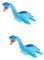Toyvian 2St Loch-Ness- Zimmer Stofftier süße Plüschpuppe Minifiguren für Kinder Plüschtier Spielzeug Stofftiere Kinderzubehör Biegbar schmücken Produkte für Kinder pp Baumwolle