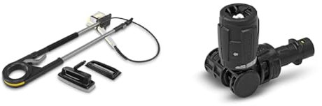 Kärcher Lance télescopique TLA 4 pour Nettoyer Les Surfaces jusqu'à 5 mètres de Haut & 2.643-254.0 Lance Vario Power 360° pour Nettoyeur Haute Pression K2 à K7, Noir