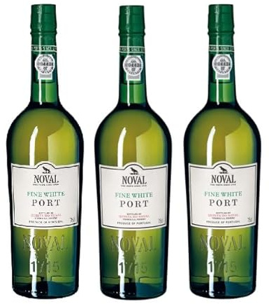 3x 0,75l - Quinta do Noval - Fine White Port - Vinho do Porto D.O.P. - Portugal - weißer Portwein süß