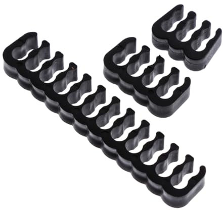 Uonlytech 24stücke Teiliges Pc Kabelmanagement Langlebige Kabelkämme Für Pin Grafikkarten Motherboard-kabel Kabelführende Clips Zur Ordentlichen Verlegung Von Sleeve-netzleitung