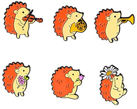 WRITWAA Lot De 6 Broches Kawaii En Alliage Pour Tenues Quotidiennes Et Occasions Spéciales