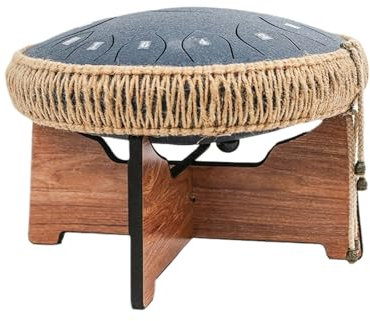 Wooden Handpan Drum Stand, Compact Drum Display Rack, Tongue Drum Support Rack, Handpan Stand for Professional Use, Wooden Tongue Drum Support, Lightweight Tongue Drum Stand