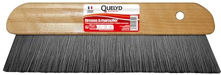 Quelyd - Brosse A Maroufler- Fibres Naturelles Souples - Pose De Tous Types De Papiers Peints & Revêtements Muraux