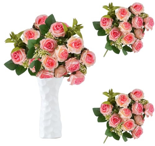 astylishome Artificial Flowers Large Mixed Bush Grave Flowers Fake Flowers for Decoration Artificial Flowers for Outdoor & Indoor Events Wedding Party Home Decoration 1816