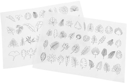 HOODANCOS Stickvlies Für Handarbeiten – 2 Blätter Wasserlöslich Stoffstabilisator Sanftes Vlies Projekt Genaue Vorlagen