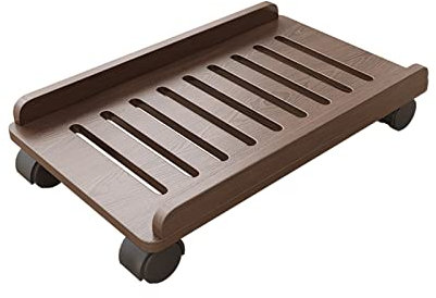 BFNDSSEOU Computergehäuse Gehäuse Computer Tower Stand Cart Floor Pc Stand CPU Holder with 4Er Wheels Under Desk