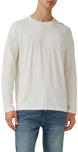 s.Oliver Meliertes Longsleeve aus Reiner Baumwolle mit Raglanarm