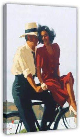 OPQWG Jack Vettriano Poster auf Leinwand, Wandkunst, Dekordruck, Bild Gemälde für Wohnzimmer, Schlafzimmer, Dekoration, 30 x 45 cm