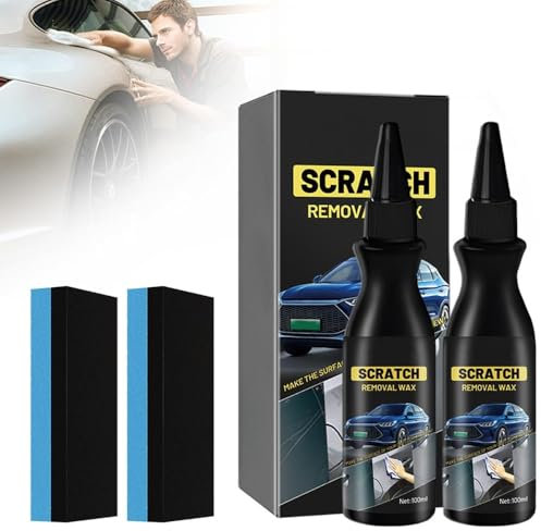 Professioneller Auto Kratzerentferner (2025) - Schnelle Tiefenreparaturcreme mit Langzeitschutz | Effektive Entfernung von Kratzern & Lackschäden | Inklusive Anti-Kratzer (2)