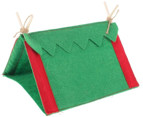GALPADA Mini Camping Zelt für Puppenhaus Detailgetreue Dekoration für Outdoor Szenen Weihnachtsdeko Miniatur Hochwertige Handwerkskunst für Fotorequisiten
