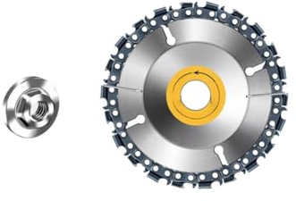 GErnie 4-Zoll-100-MM-Winkelschleifer-Kettensägenscheibe, Trennblatt, Kettenrad, Holzbearbeitung, Kreissägeblatt, elektrische Kettensäge, Holzschlitzen
