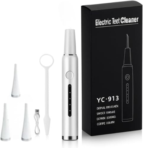 Limpieza dental eléctrica profesional – Limpieza dental profunda para higiene bucal, placa y manchas – Higiene bucal completa, blanqueamiento de sonrisas y cuidado dental en casa