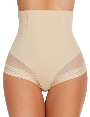 SIMIYA Culotte Gainante Femme Ventre Plat Gaine Amincissante Ventre Plat | Invisible Taille Haute Slip Gainant Culottes Sculptantes Panty Anti Frottement Gainant sans Couture Minceur Shapewear Slips