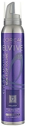 L'Oreal Elvive Styliste Volume Flat Hair Mousse 200ml