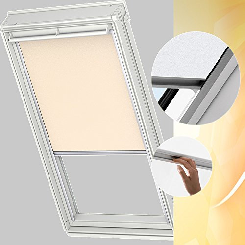 VELUX Sichtschutzrollo manuell GGU, GPU, GHU, GTU, GXU, GGL, GPL, GHL, GTL, GXL MK10 Uni Beige - 1086S