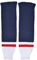 Sherwood Unisex Kinder Schanner Eishockey Washington Hockeystutzen, Marine/Weiß/Rot, Junior EU