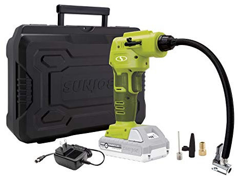 Sun Joe Compresor de aire portátil inalámbrico 24V-AJC-LTE 24V 2.0-Amp