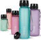 720°DGREE Botella Agua 1 Litro “uberBottle“ - Tamiz-Fruta, softTouch - Sin BPA, Prueba de Fugas, Reutilizable - Cantimplora, Water Bottle Ideal para Deporte, Fitness, Gimnasio, Senderismo, Ciclismo