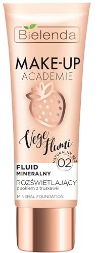 BIELENDA MAKE-UP ACADEMIE VEGE FLUMI Mineral Fluid, Brightening Natural Beige 02, 30 g