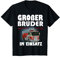 Feuerwehr Auto Werde Grosser Bruder Geschenk Großer Bruder T-Shirt