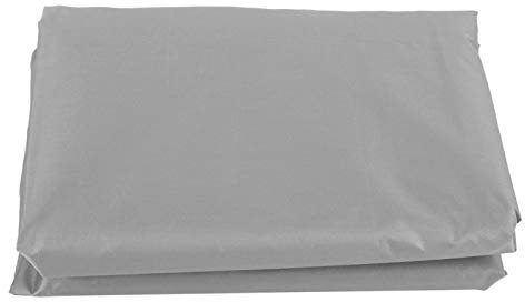 Uxsiya Outdoor Swing Cushion Cover Swing Cushion Cover with Replacement Waterproof for 3 Seat Garden Swing Chair Cushions (gray)