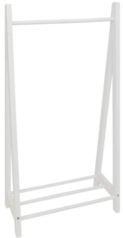 Atmosphera - Portant à vêtements Enfant - Bois - Blanc 58x115 cm