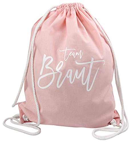 Brautbeutel Rosa-Weiss/Team Braut