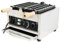 Futchoy Waffeleisen für 6 Stielwaffeln mit Edelstahl Gehäuse Waffeleisen für Waffelsticks 1500W Waffelautomat Waffelmaschine Waffle Maker mit antihaftbeschichteten Backplatten Hog Dog