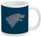 Tasse à café en céramique Game of Thrones avec sceau Stark - Cadeau fantaisie pour café, thé et boissons chaudes - 325 ml - Blanc