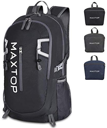 MAXTOP 50L Ultra Lightweight Packable Backpack With Wet Pocket Foldable Rucksack Water Resistent For Men Women Kids Outdoor Camping Hiking Travel Daypack Handy Durable