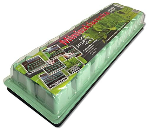 Wohnkult Mini-Gewächshaus Zimmergewächshaus Anzuchtkasten 3 Größen zur Auswahl (56x56x56/14)