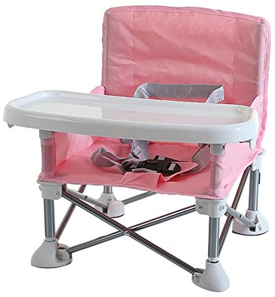 Kinder-campingstuhl Klappbare Tragbare Kinder Im Freien, Multifunktionaler Strandstuhl Campingstuhl Essstuhl, Sparen Sie Platz (Color : Pink)