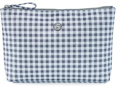 Pasito a pasito. Neceser de Bebé Together. Bolso Organizador Pequeño para Accesorios de Aseo e Higiene del Bebé. Práctico y Cómodo de Llevar. Color Azul/Gris