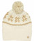 Tamaris Damen Zapopan Bommel-Mütze, Antique White-Beige, OneSize