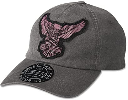 Harley-Davidson Embroidered Eagle Trucker Cap Blackened Pearl Schirmmütze, S