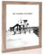 Cadre photo en chêne sauvage avec verre antireflet - Dimensions de l'image : 50 x 100 cm - Largeur de la barre : 30 mm