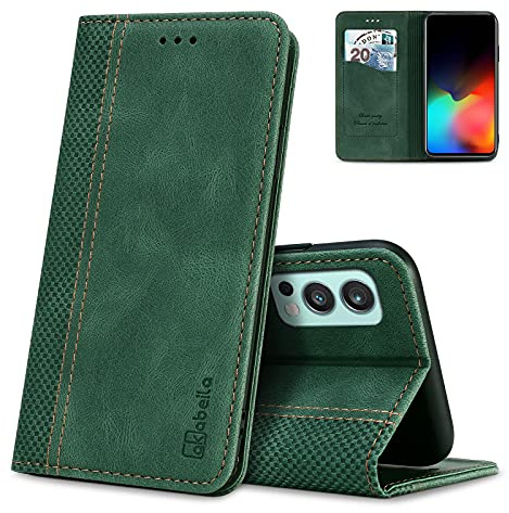 AKABEILA Hülle für OnePlus Nord CE 3 Lite 5G Handyhülle PU Leder klapphülle Ständer Brieftasche Schutzhülle Klapphülle Tasche Case mit Kartenfach Standfunktion Magnetisch 6.72
